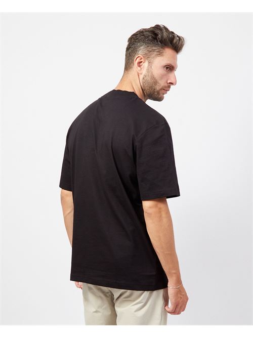 Hugo crew-neck t-shirt in cotton jersey with patch HUGO | 50509991001